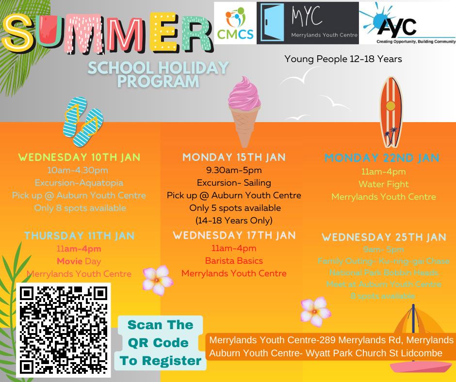 summer school holidays 2023/4